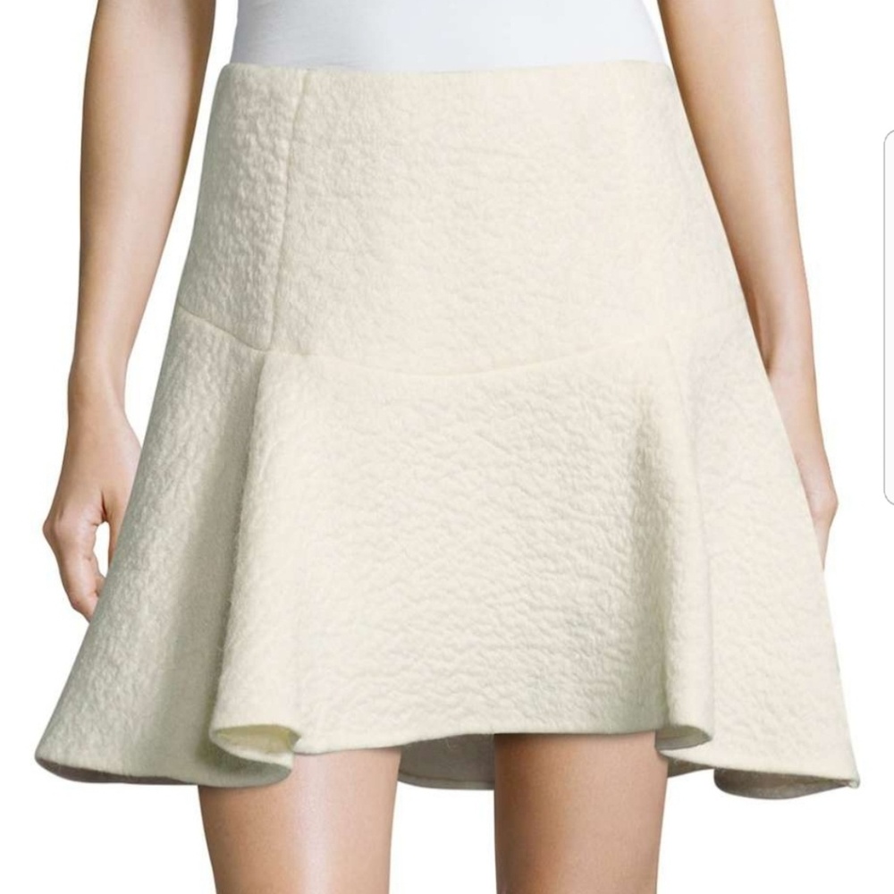 Rachel zoe mohair white cream skirt. Nwt
